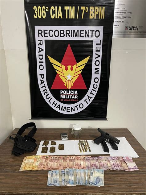 Polícia Militar localiza arma de fogo e munições e menor infrator é