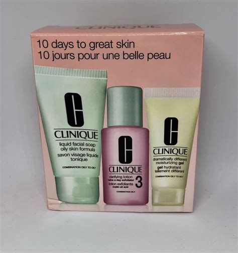 Clinique 3 Step Travel Size Set For Combination Oily To Oily Skin 3pcs