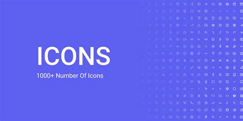 1000+ number of Icons | Figma