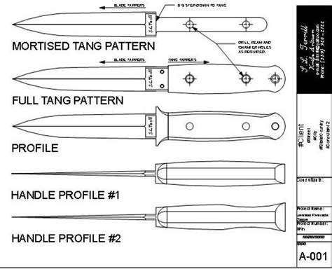 Tactical Knife Template