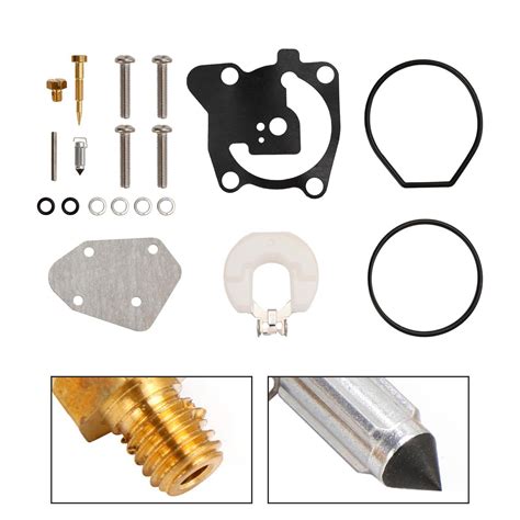 Carburetor Carb Rebuild Kit Fit For Yamaha 2 Stroke 40HP E40X Outboard