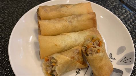 Crispy Homemade Deep Fried Spring Rolls Recipe Better Than Chinese Take Out Fullhappybelly