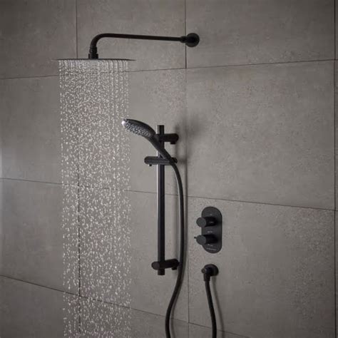 Roper Rhodes Unity Dual Function Concealed Shower System Black SVSET152