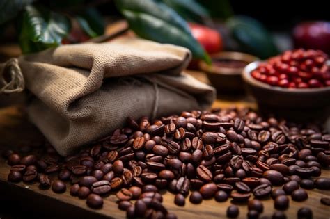 Premium AI Image | Premium raw coffee beans