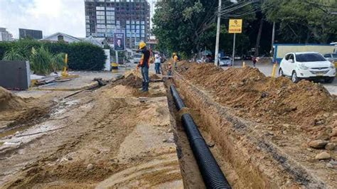 Coraasan inicia construcción colector Ave Juan Pablo Duarte calle