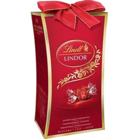 Lindt Mini Cadeau Lait Lindor 75 G La Cave Cdiscount