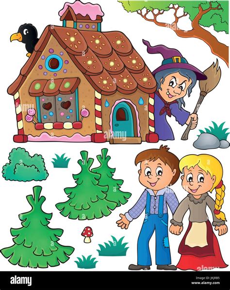 Hansel And Gretel Theme Set 1 Eps10 Vector Illustration Stock Vector Image And Art Alamy