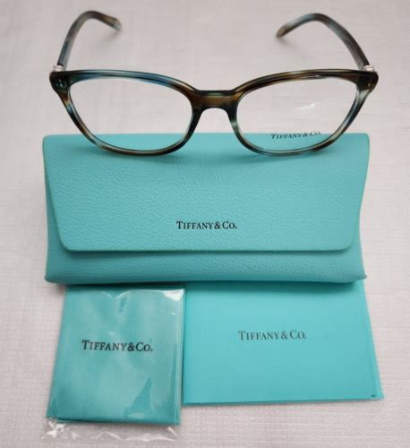 Tiffany And Co Eyeglasses Tf 2109 H B 8124 Ocean Turquoise 53[]17 140 Made Italy 8053672362084 Ebay