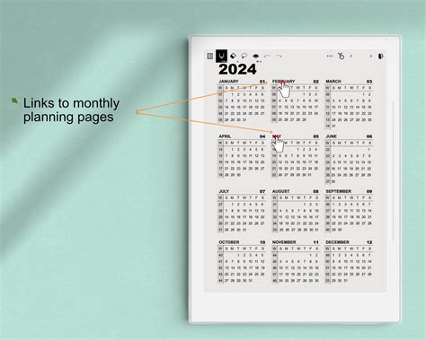 Supernote 2024 2025 Digital Planner Supernote Templates 2024 2025