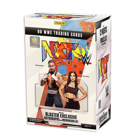 Panini Wwe Nxt Sealed Pack Blaster Box With Autographs