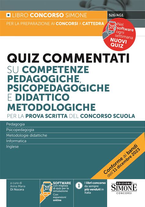 Quiz Commentati Su Competenze Pedagogiche Psicopedagogiche E Didattico