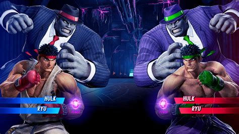 Hulk Ryu Vs Hulk Ryu Very Hard Marvel Vs Capcom K Uhd