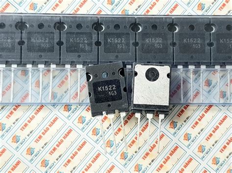 K1522, 2SK1522 Mosfet kênh N 50A 500V TO-3P