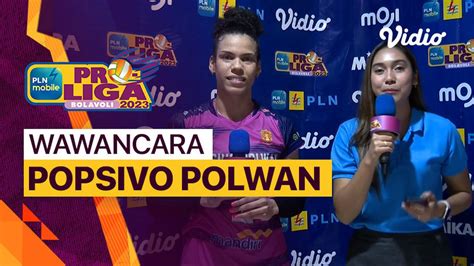 Wawancara Pasca Pertandingan Jakarta Popsivo Polwan Vs Jakarta