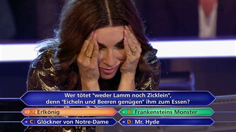 Nach Auswahl Quiz Wer wird Millionär Kandidatin bricht vor Günther