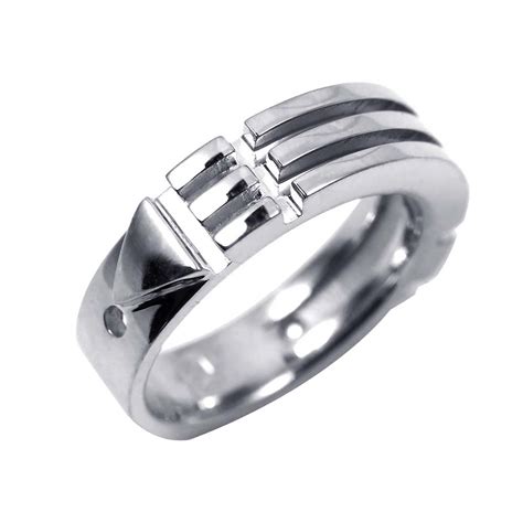 Atlantis Ring – Platinum, Slim