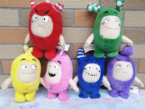 Oddbods Newt Buuble Pogo Zee Jeff Fuse Slick Plush Dolls Stuffed Hd