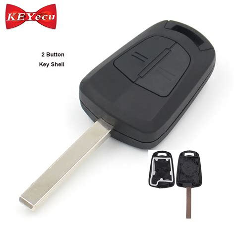 KEYECU 2pcs Lot Remote Key Shell Case Fob 2 Button For HOLDEN VAUXHALL