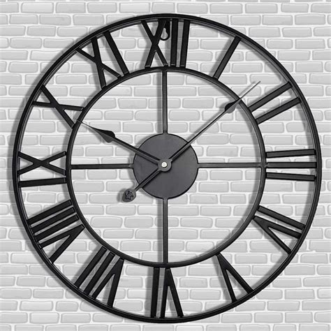 Antique Tower Inch Large Roman Numeral Wall Clock Indoor Outdoor