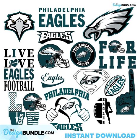 Philadelphia Eagles Logo Bundle Svg, Philadelphia Svg, Philadelphia ...