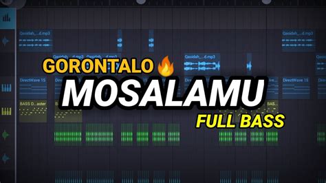 DJ GORONTALO MOSALAMU FULL BASS TIKTOK VIRAL 2024 YouTube