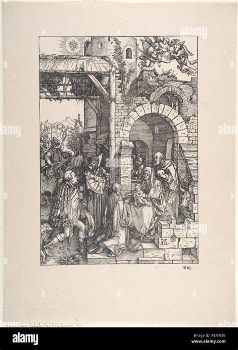 The Adoration Of The Magi From The Series The Life Of The Virgin