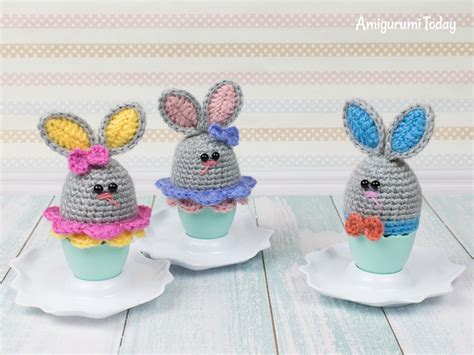 Easter Bunny Egg Cozy Crochet Pattern Amigurumi Today