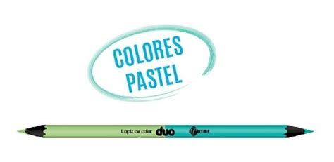 Lápices Colores Pastel Duo 12 Pzs 24 Colores Tryme MercadoLibre