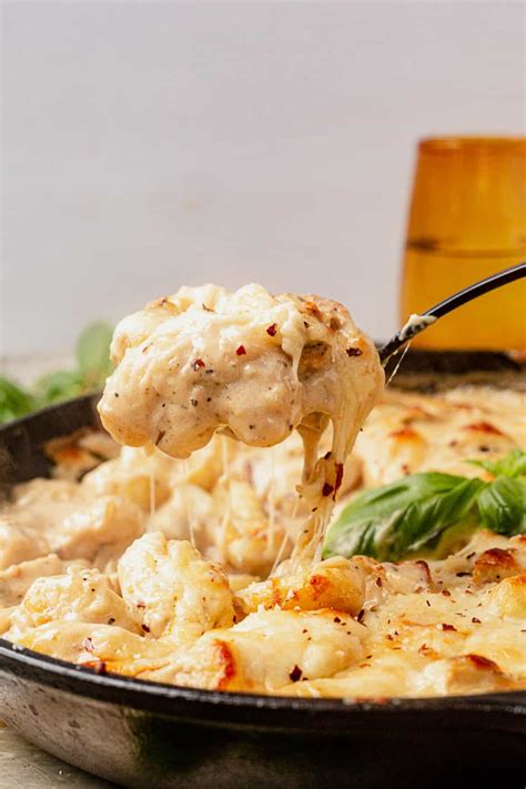 Creamy Chicken Alfredo Gnocchi Bake Easy Recipe