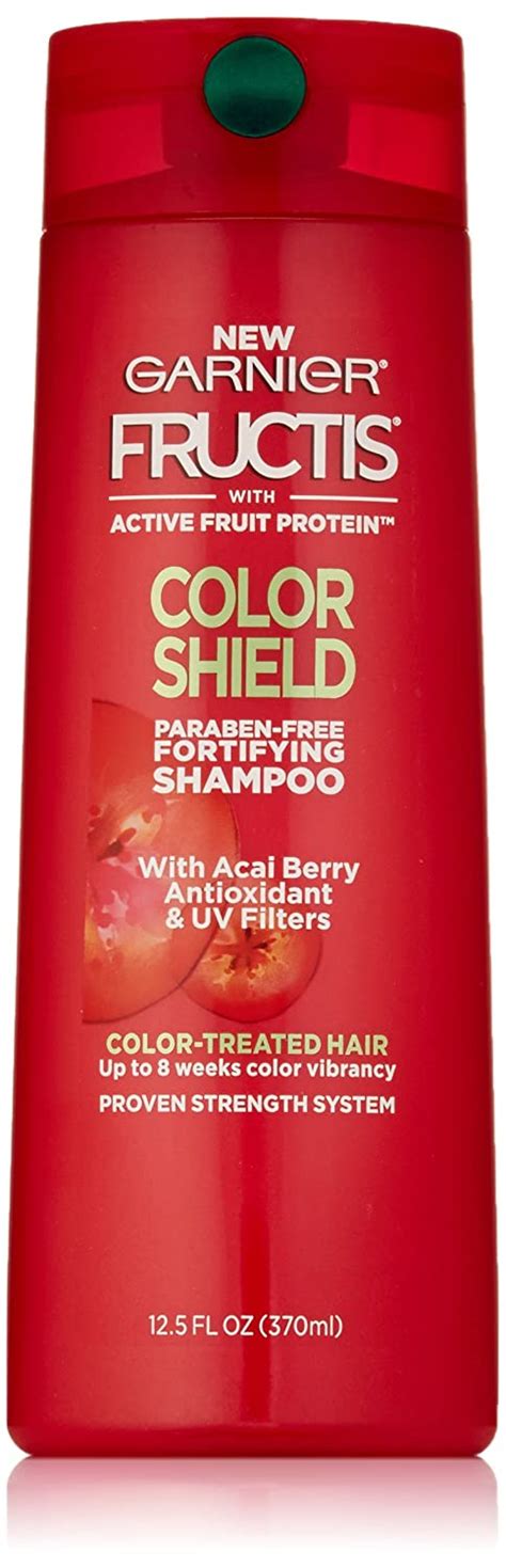 Amazon Garnier Fructis Color Shield Champ Cabello Tratado Con