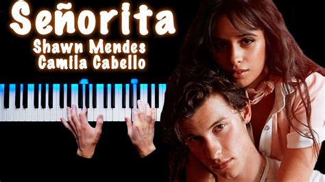 Shawn Mendes Camila Cabello Señorita Piano cover YouTube