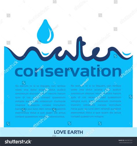 Water Conservation Concept Vector 369787319 Shutterstock