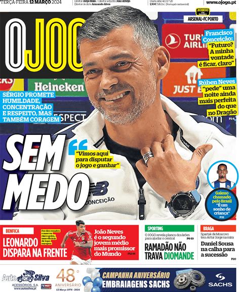 O Jogo 12 mar 2024 Jornais e Revistas SAPO pt Última hora e