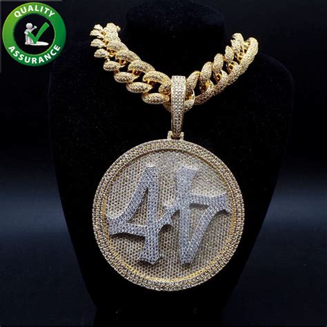 Wholesale Iced Out Chains Hip Hop Jewelry Men Luxury Designer Necklace