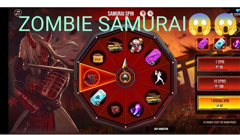 Zombie Samurai Bundle Return In Free Fire Free Fire New Event