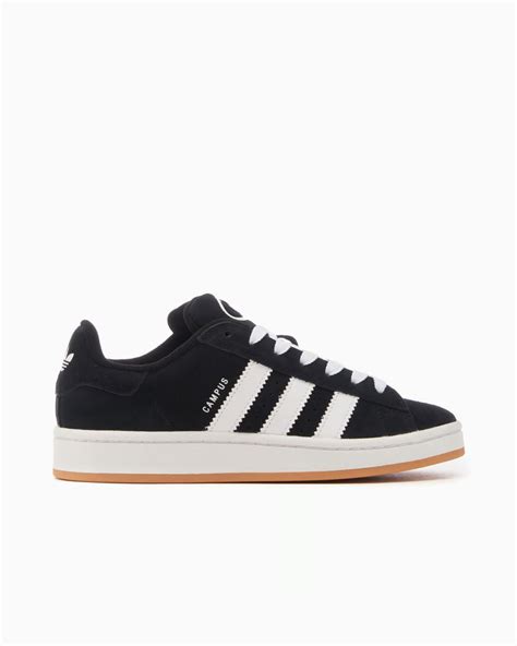 Adidas Campus S Black White Gum Gs Hq Ebay