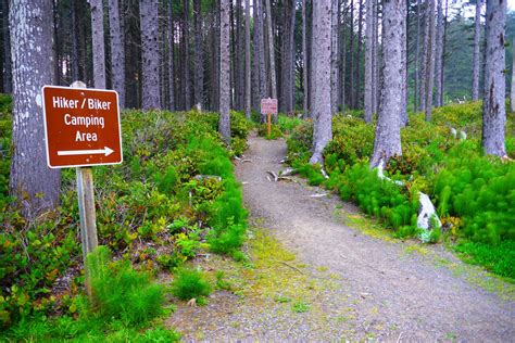 Hiker Biker Camping Area In Cape Lookout State Park Flickr