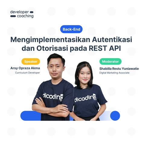 Devcoach 122 Back End Mengimplementasikan Autentikasi Dan Otorisasi Pada Rest Api Dicoding