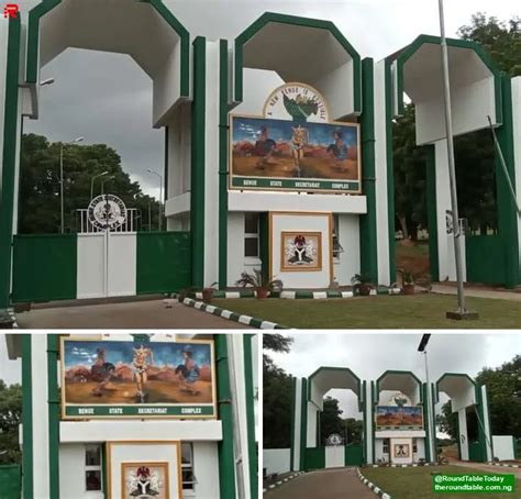 Governor Alia Begins Renovation Of Benue Secretariat