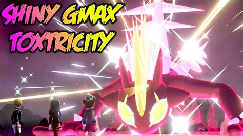 Shiny Gmax Toxtricity Pokemon Sword And Shield Youtube