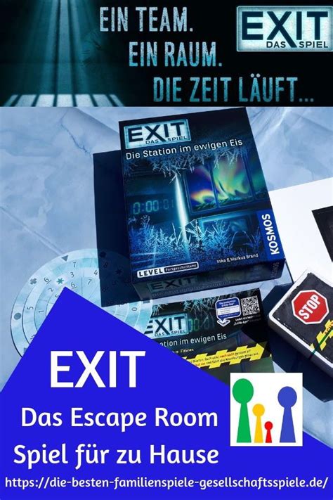 Exit das Escape Room Spiel für zu Hause Kooperatives Rätselerlebnis