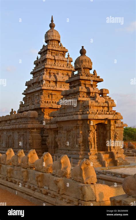 Shore Temple Mahabalipuram Tamil Nadu India Stock Photo Alamy