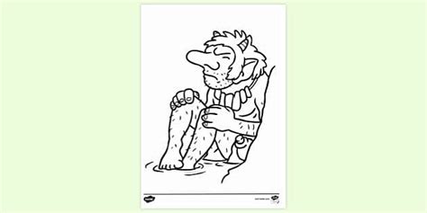 FREE Troll Bridge Colouring Sheet Colouring Sheets