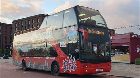 Rare Bus Type Open Top Bus Tour Eu Vbp Liverpool City Sights