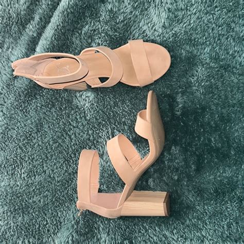 Shoes Perfect Summer Nude Block Heel Peep Toe Poshmark