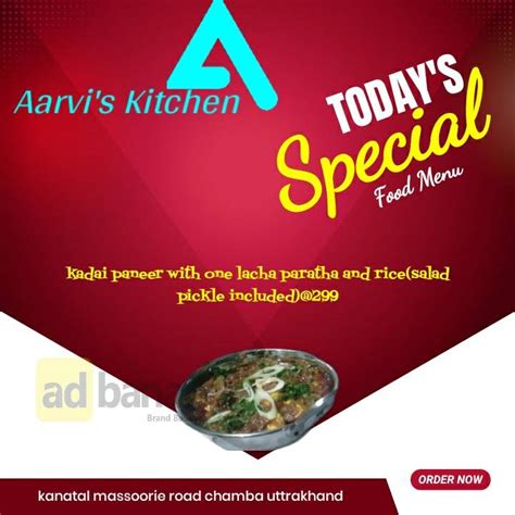 Menu At Aarvis Kitchen India