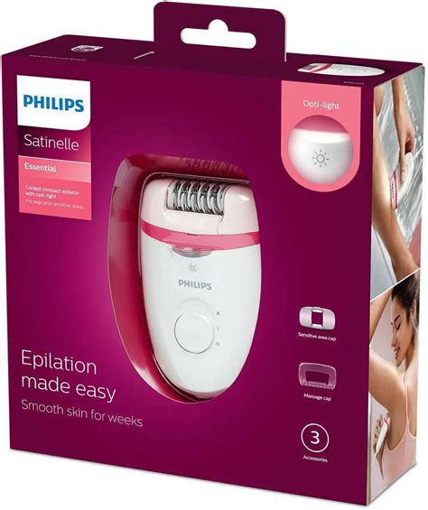 Depilador Eletrico Feminino Philips Satinelle Essential BRE255 00