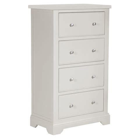 Staveley Grey Drawer Tall Chest Fully Assembled Free Delivery