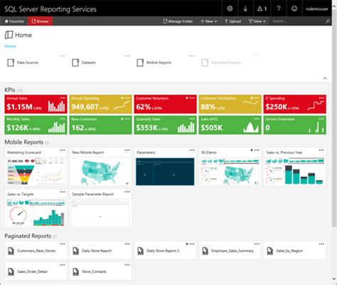 Ssrssql Server Reporting Services의 새로운 기능 Sql Server Reporting