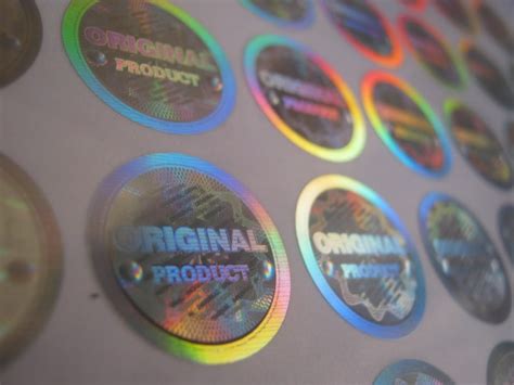 Sticker Hologram Original Product Silver CETAK STIKER HOLOGRAM